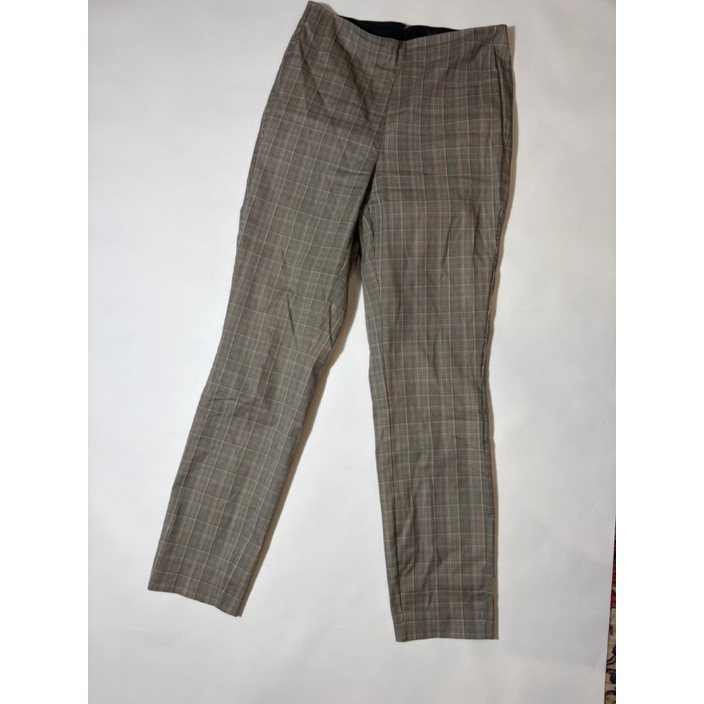 Rag & Bone Plaid Ankle Pants Women 4 Slim Stretch Trousers Preppy Academia